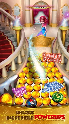 Princess Gold Coin Dozer Party Capture d'écran 2