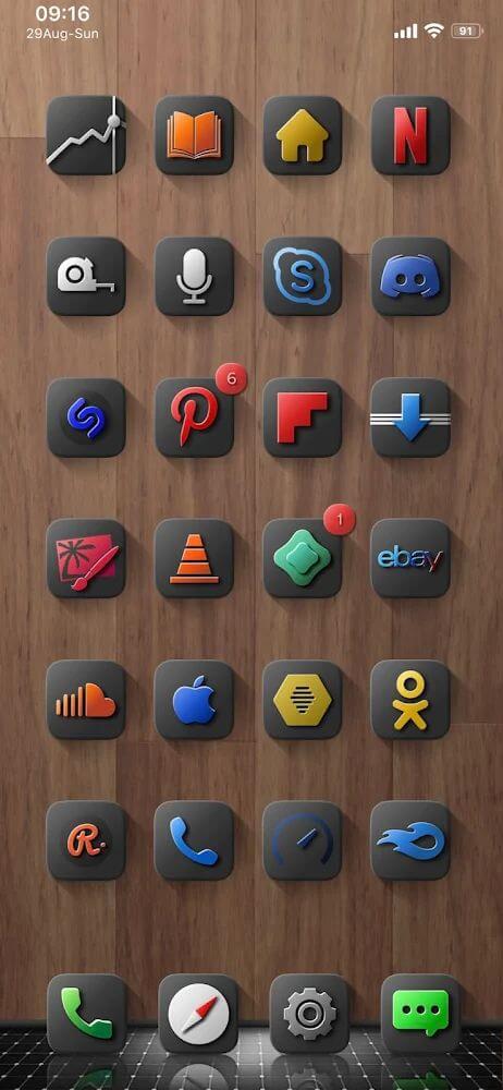 Shiiny Icon Pack Mod スクリーンショット 0