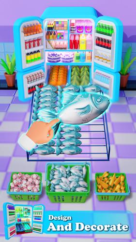 Fill The Fridge Organizer Game Скриншот 2