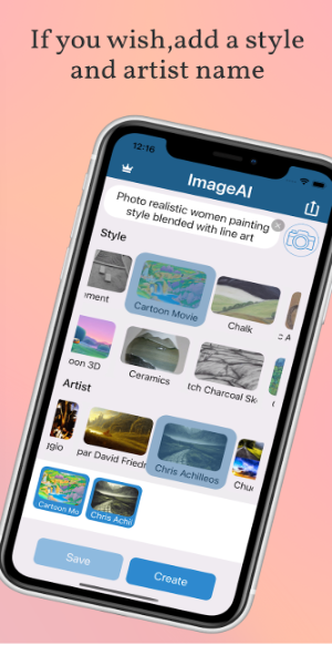 ImageAI - AI Art Generator Zrzut ekranu 1