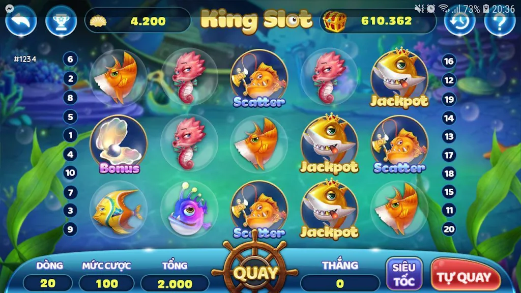 Thánh bắn cá ăn xu slots - bắn cá siêu thị應用截圖第1張