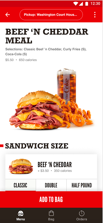 Arby's Fast Food Sandwiches Ekran Görüntüsü 2