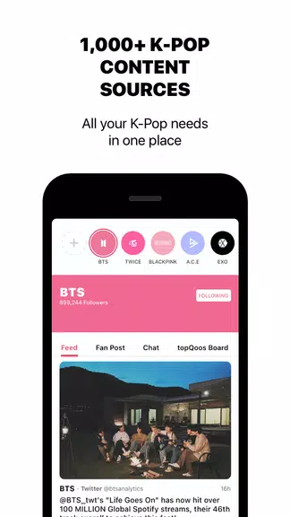 theQoos: K-Pop News, Friends, Music & Community ဖန်သားပြင်ဓာတ်ပုံ 3