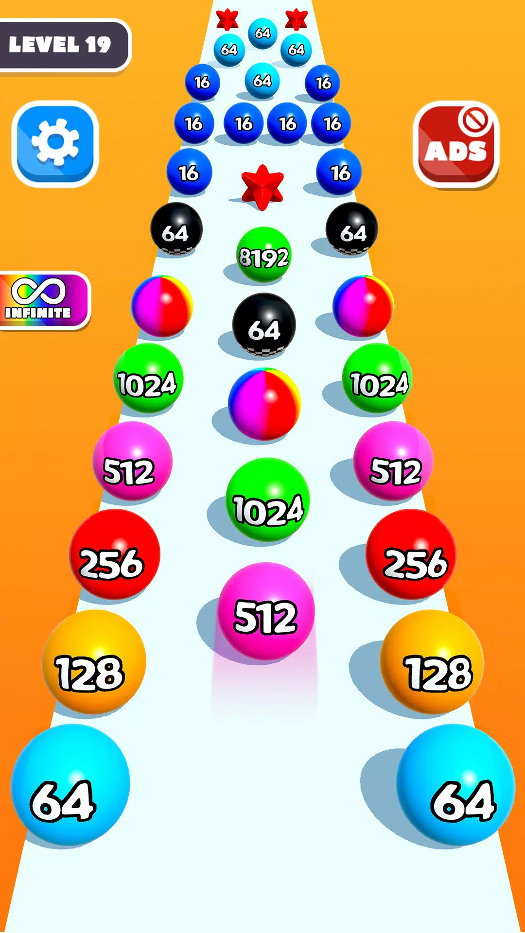 Numbers Ball Blend Challenge Captura de tela 0