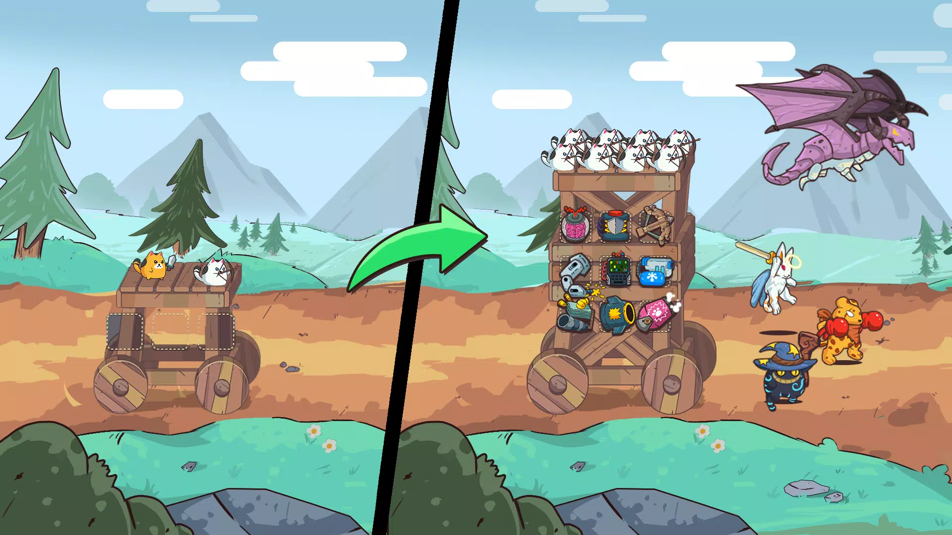 CatnRobot Idle TD: Battle Cat Screenshot 3