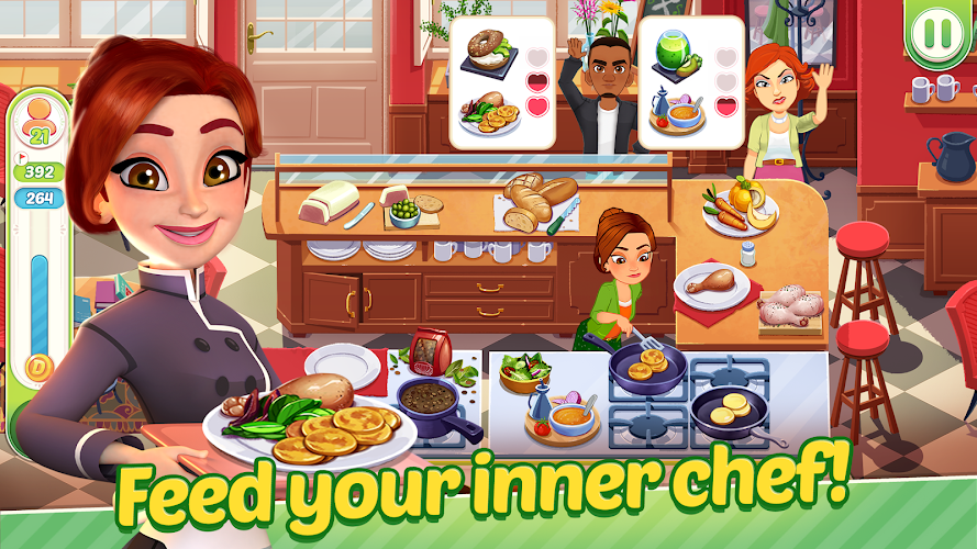 Delicious World - Cooking Game Zrzut ekranu 1