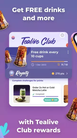 Tealive MY - Order Bubble Tea Captura de pantalla 2