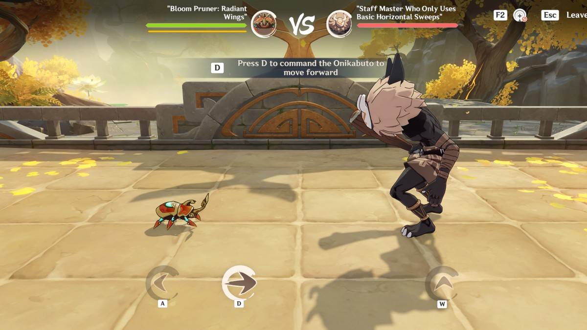 A screenshot from Genshin Impact showing a battle in the Genshin Impact: Shuyu’s Baffling Beetle Battle Bowl event.