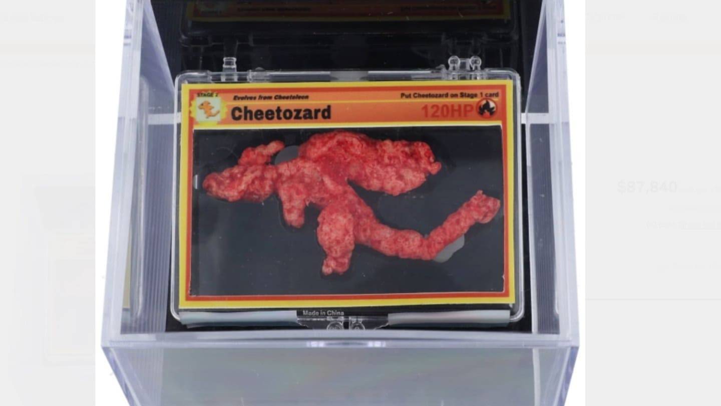 Lote de Cheetos Pokémon subastado por 88.000 dólares