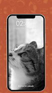 Kitty Cat Pin Lock Screen Tangkapan skrin 3