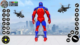 Spider Rescue- Rope Hero games Captura de tela 0