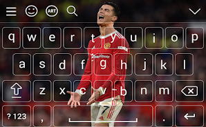 Cristiano CR7 MANU Keyboard Captura de tela 3