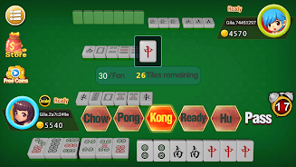 Mahjong 2P: Chinese Mahjong Captura de tela 0