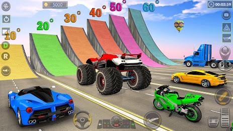 Superhero Game: Ramp Car Stunt Screenshot 2