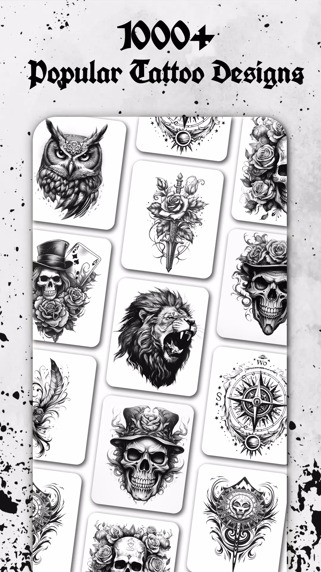 Tattoo Coloring games 스크린샷 0