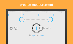 Ruler App: Measure centimeters Tangkapan skrin 1