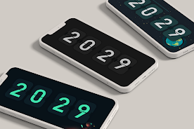 Flip clock & floating widget Capture d'écran 2