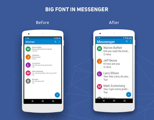 Big Font - Change Font Size & Text Size Captura de tela 2