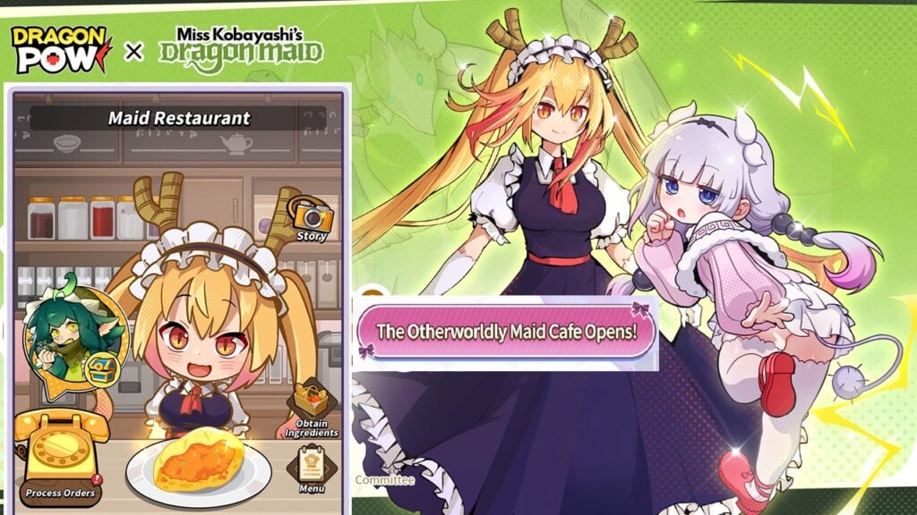 ¡Recluta nuevos dragones en el dragón Pow x Miss Kobayashi's Dragon Maid Crossover!