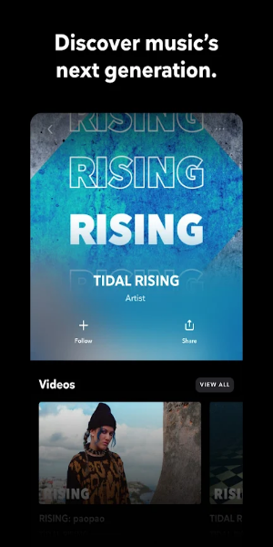 TIDAL Music: HiFi sound应用截图第0张