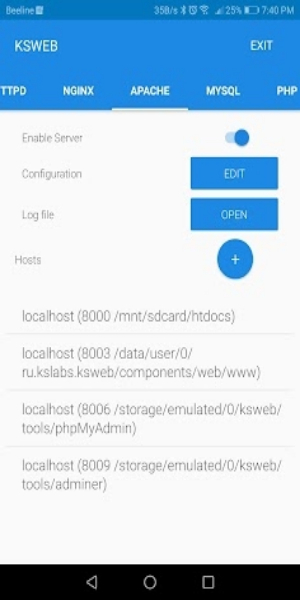 KSWEB: web developer kit Capture d'écran 1