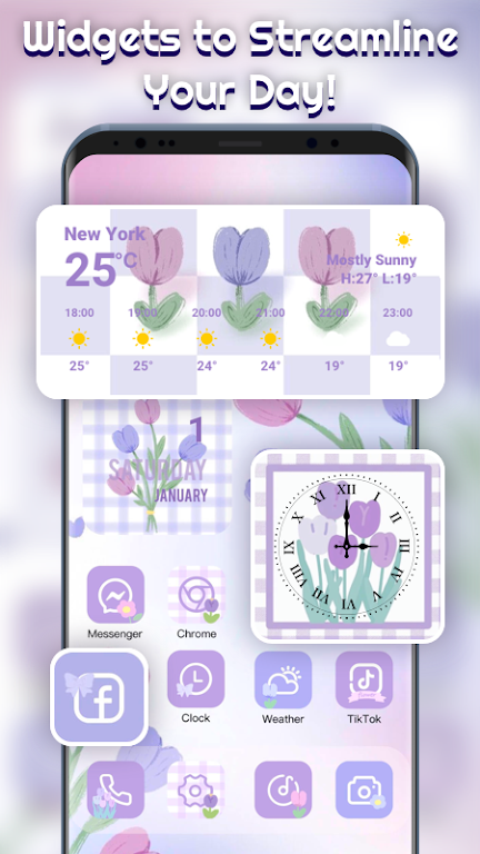 Themepack – App Icons, Widgets Mod Capture d'écran 3