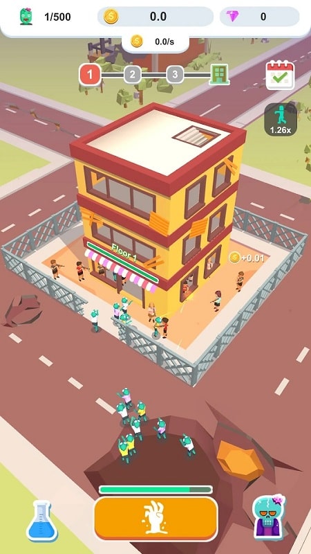 Idle Zombie Army Ảnh chụp màn hình 0