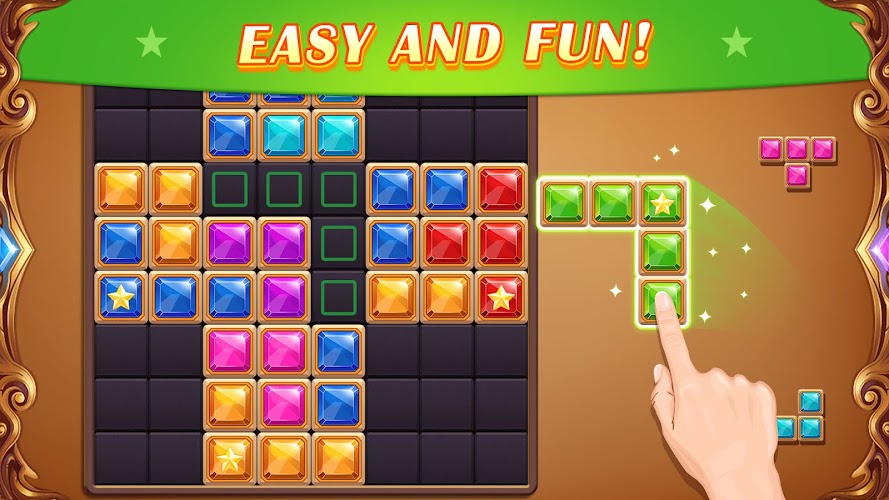 Block Puzzle: Diamond Star ဖန်သားပြင်ဓာတ်ပုံ 2