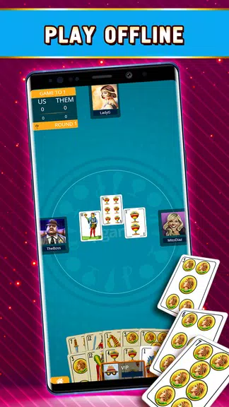 Tute Offline - Card Game Screenshot 3