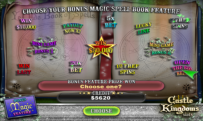 Schermata Castle Kingdoms Magic Dragon Legend Slots FREE 2