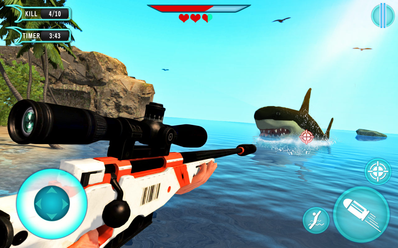 Hunt Wild Shark Simulator Ảnh chụp màn hình 1