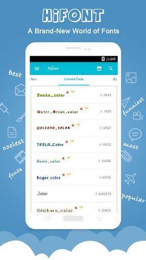 HiFont - Fonts&Wallpapers Zrzut ekranu 2
