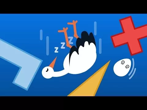 Inaantok na gameplay ng stork
