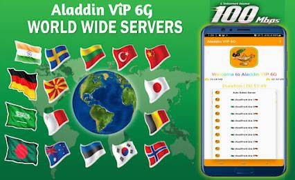 Aladdin VIP 6G-Secure Fast VPN 스크린샷 3