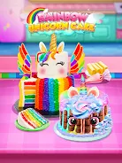 Rainbow Unicorn Cake Zrzut ekranu 3