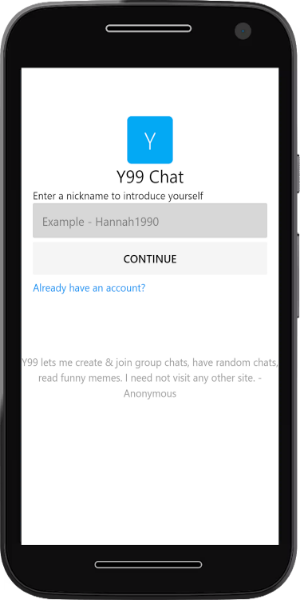 Y99 Chat - Your friend finder Capture d'écran 2