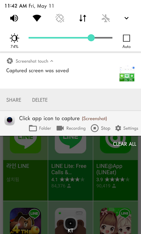 Screenshot Touch Mod Zrzut ekranu 2