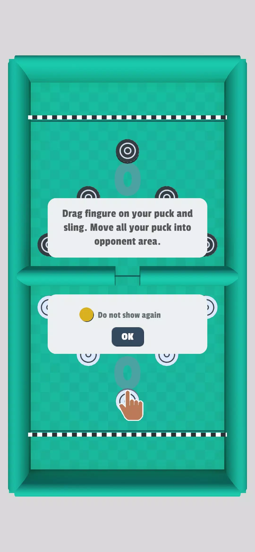 Puck Battle 2 Player Game 스크린샷 0