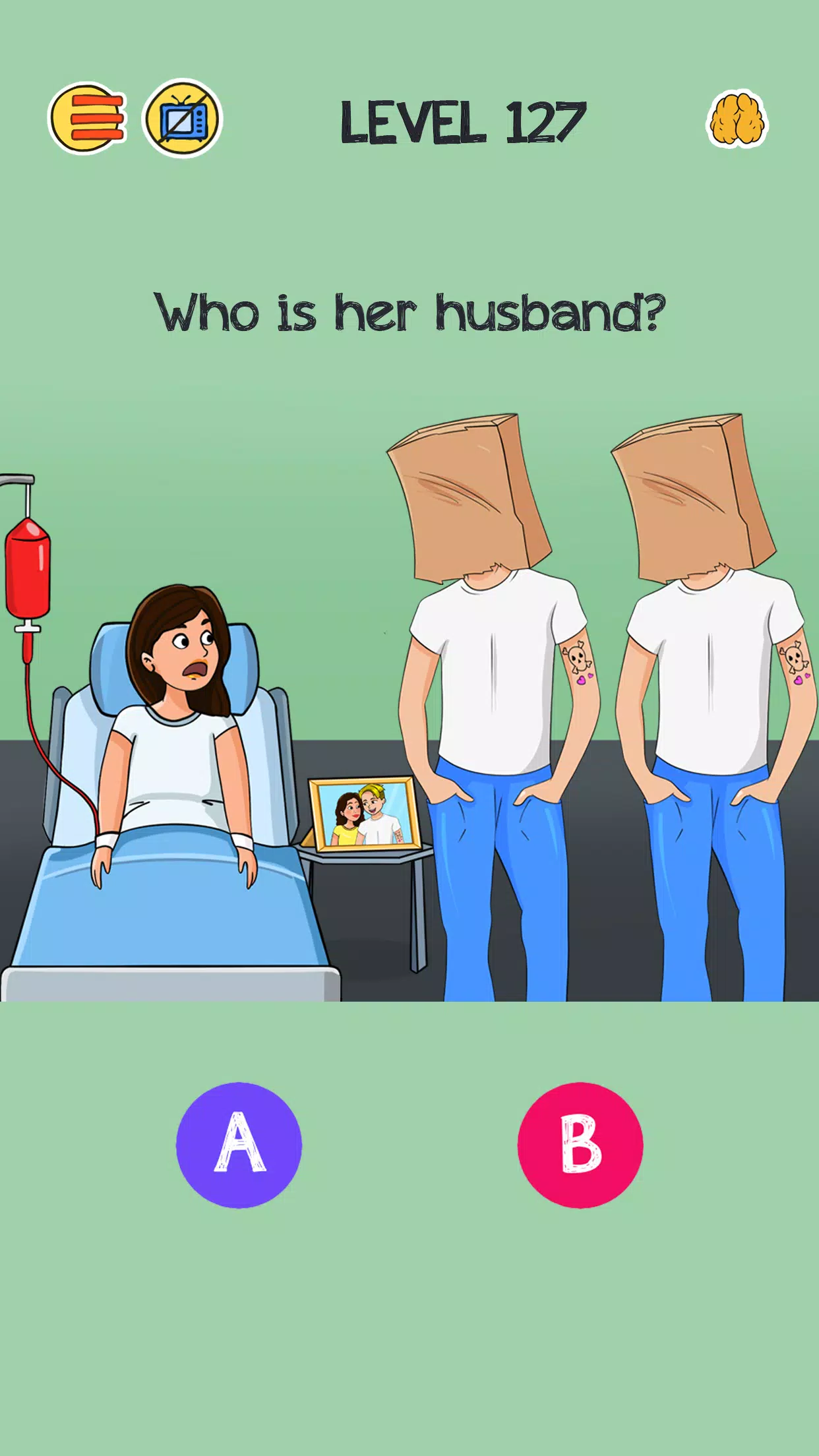 Brain Who? Tricky Riddle Tests Screenshot 0