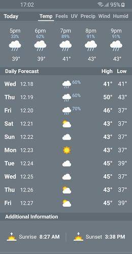 Schermata Weather & Clima - Weather Sky 3