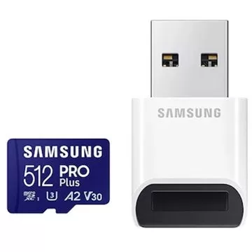 512 GB Samsung Pro Plus Micro SDXC -kaart met USB -adapter nu slechts $ 29,99