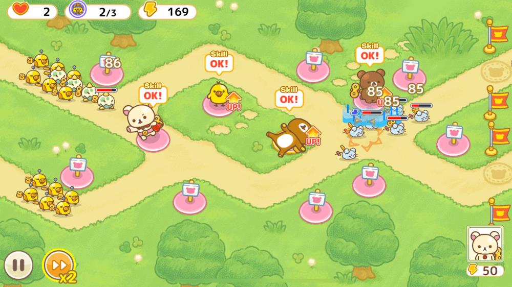 Korilakkuma Tower Defense Скриншот 3