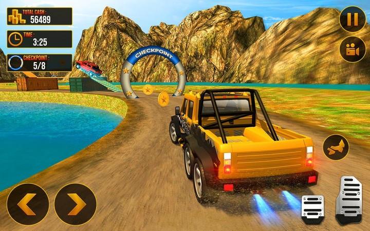 Uphill Jeep Driving Simulator Ekran Görüntüsü 2