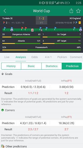 Soccer Predictions, Betting Tips and Live Scores Captura de tela 1