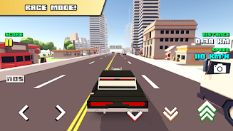 Blocky Car Racer - racing game Captura de pantalla 3