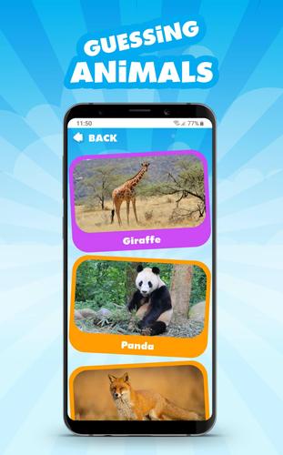 Guessing Animals Captura de pantalla 3