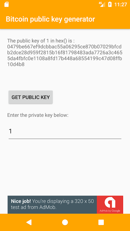 Bitcoin Public Key Generator Mod Ảnh chụp màn hình 1