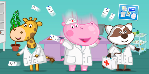 Hippo doctor: Kids hospital Schermafbeelding 2