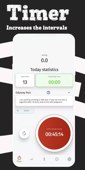SWay: Quit/Less Smoking Slowly ဖန်သားပြင်ဓာတ်ပုံ 0