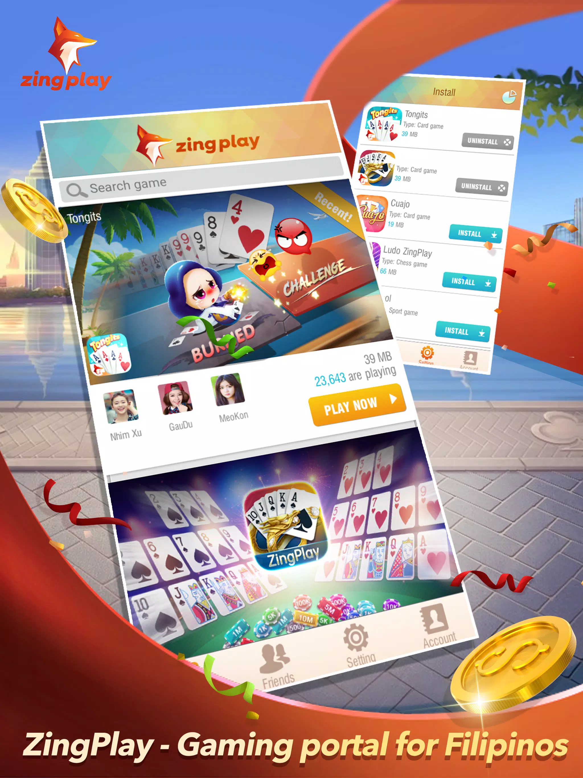 ZingPlay Portal - Games Center Screenshot 1